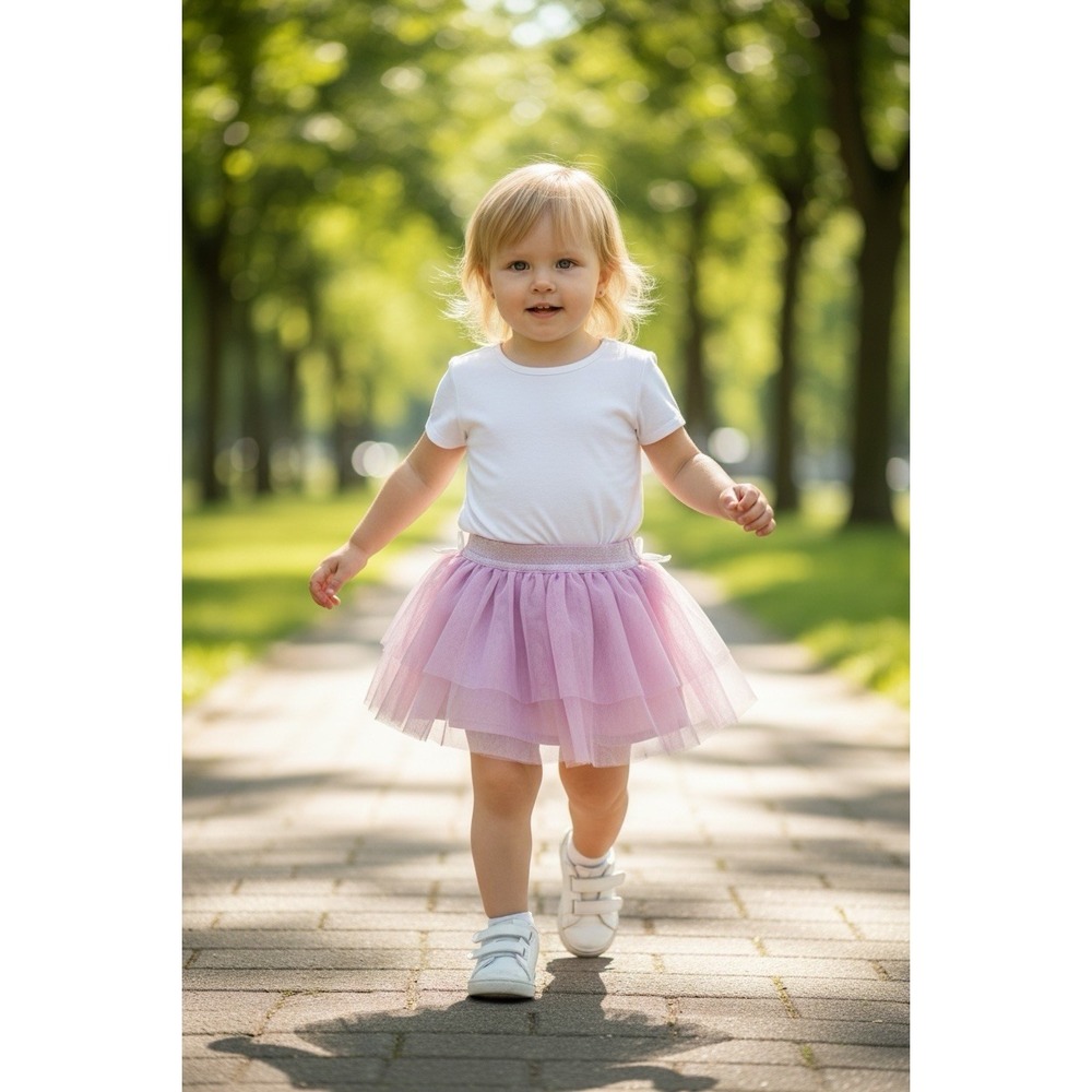 Cat & Jack Toddler Girls Tulle Tutu Skirt Lavender Elastic Waist 12M